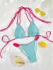 Traje de Playa 2025 para Mujer Trajes de Baño Bikini Moda Sexy Casual Traje