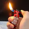 Celebridad de Internet Creativo Raro Divertido Inflable Encendedor Extintor de Incendios Llama Abierta Duradero Encendedor de Metal Puesto del Mercado Nocturno Venta al por Mayor