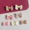 Oso Color Café de Resina, Conejo, Caja de Almacenamiento con Lazo, Funda para Teléfono, Accesorios para el Cabello, Zuecos, Refrigerador, Pegatinas para Tazas, Accesorios al por Mayor