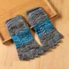 Meias de cinco dedos para yoga meias masculinas meias de algodão dispensando meias de algodão antiderrapantes curtas de cano baixo para dedos meias esportivas e de cinco dedos listradas coloridas