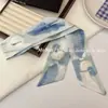 Nuevo Pañuelo de Seda Tinta China Cinta para el Cabello Larga Retro Cinta Larga Antigua Versátil Estilo Universitario Para Salir Chica Mori Fresco