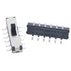 Interruptores Basculantes de 2 e 3 Posições em Estoque do Fabricante, Interruptores Deslizantes Eletrônicos Miniatura de Fileira Dupla SMD, Interruptores Basculantes