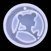 Pegamento de gota de espejo joyería Molde de cristal Luna Estrella Sailor Moon colgante patrón de agua Molde de silicona troyano materiales hechos a mano