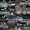 Lámpara de Oficina Personalidad Creativa Cafetería Gimnasio Cafetería Sala de Baile Supermercado Pasillo Pasillo Oficina Candelabro Súper Brillante