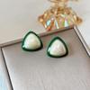 Aretes de Perlas con Lazo de Aguja de Plata Diseño Nicho Modernos Versátiles Aretes de Circonita Lujo Ligero Aretes de Alta Gama Venta al por Mayor