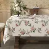 Mantel Retro de Lujo Ligero Estilo Americano, Sin Lavado, Impermeable, Resistente al Aceite, Resistente al Calor, Cubierta de Mesa, Cubierta de Mesa de Café, Directo de Fábrica