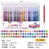 Caneta Gel Contorno Colorida com Glitter de Alta Capacidade para Estudante, Caneta Marcadora Highlighter para Planner Estudantil Infantil