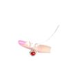 Colgante Gallo del Zodíaco Benmingnian Femenino Ágata Roja Gallo Auspicioso Collar Moda Sencillo Cadena Corta para Clavícula Joyería de Plata