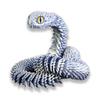 Impressão 3D Víbora Arco-íris Luminoso Artesanato Transfronteiriço Enfeites Presente Criativo Feito à Mão Impressão 3D Enfeites de Carro Cobra