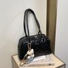 Bolso Tote de Gran Capacidad Sencillo de Moda Bolso Acolchado Lindo Colgante Pequeño Bolso de Hombro y Axila Personalizable para Mujeres