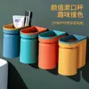 Soporte para cepillos de dientes sin perforaciones, vaso para enjuague bucal, vaso para cepillo de dientes, montaje en pared para baño, doméstico, eléctrico, soporte para cepillos de dientes y pasta de dientes