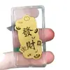 Pegatinas para Teléfono Móvil Serie Nueva Año del Caballo de Oro Puro 999 con Adhesivo Trasero que Contienen 2mg de Oro, un Regalo para Amigos en su Cumpleaños