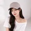 Boné de Baseball Retro Bordado de Nova Moda Estilo Coreano, Ampliado e Aprofundado para um Rosto Menor, Chapéu Casual Versátil para Casais