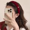 Diadema de Año Nuevo para Mujer 2024 Nueva Diadema de Terciopelo de Calavera Alta de Gama Alta Accesorios para el Cabello de Año Nuevo Otoño e Invierno Horquilla Retro