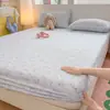Juego de tres piezas de protector de colchón acolchado, protector de colchón de una pieza, funda protectora Simmons anti-suciedad y a prueba de polvo, funda de colchón universal para todas las estaciones