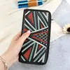 Carteira Versátil de Couro Genuíno Moda Slot para Cartão Multifuncional Clutch Porta-Moedas Mais Vendido Coleção Slot para Cartão Atacado