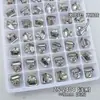 Rhinestones de Azúcar Coloreados K9 de Alta Calidad Sin Base, Productos Terminados de Vidrio Coloreado Deslumbrantes, Hechos a Mano, Rhinestones para Uñas que se Ajustan Súper Bien