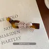 Pinza de Plátano con Lazo de Puntos para Mujer Pinza de Garra para Cola de Caballo Alta Pinza de Torcedura para la Parte Posterior de la Cabeza Pinza Vertical Grande Pinza para el Cabello Accesorios para el Cabello de Alta Gama
