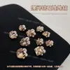 Decorações de Arte para Unhas com Zircônia Champagne de Alta Qualidade, Diamantes Empilhados Sem Base, Pérola Brilhante de Luxo Leve, Bola de Diamante Multifacetada para Unhas
