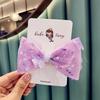 Tienda de fábrica Corea del Sur Dongdaemun Nuevo clip superior para el cabello con lazo bordado con lentejuelas de flores accesorios para el cabello accesorios