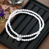 Collar Exagerado de Cristal de Lujo Ligero Transfronterizo Europeo y Americano Gargantilla Joyería para el Cuello Gargantilla Cadena para la Clavícula Moda Femenina