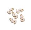 Colgante de letra de aleación con gota de aceite de personalidad creativa, color, broche lindo, accesorios, pulsera, collar, material para colgante DIY