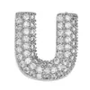 Joyas de Moda de Venta Caliente Transfronteriza Colgante de Collar con 26 Letras Inglesas Estilo Ins Nicho Elegante Versátil Colgante DIY