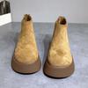 Botas de Nieve de Diseño de Nicho de Moda con Forro de Algodón, Punta Redonda, Suela de Espesor Medio, Nuevo Estilo Versátil para Faldas, Lindas y a la Moda para 2024