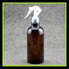 Frasco Borrifador Marrom com Botão Manual 500ml Vaso de Escritório Frasco Borrifador para Mouse Frasco Borrifador de Beleza