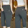 Pantalones Cortos Finos de Verano para Hombre, Ligeramente Elásticos, de Secado Rápido, de Seda de Hielo, Transpirables, Corte Holgado, Pierna Recta, Versátiles, Pantalones Casuales a la Moda