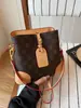 Bolso Cubo de Moda y Elegante 2026 Nuevo Bolso de Hombro Vintage Bolso de Mujer Bolso de Mano de Lujo de Alta Gama Bolso de Hombro Estampado