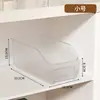 Cesta de Almacenamiento para Gabinete Organizador de Misceláneas de Cocina Snacks Estante de Almacenamiento de Escritorio para Baño Juguetes Domésticos Caja de Almacenamiento de Plástico