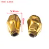 Acero Inoxidable 304 Cuentas Geométricas Cuentas Sueltas Cuentas para Pulsera Accesorios para Joyería DIY Cuentas Espaciadoras Asimétricas Accesorios DIY