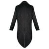 Halloween Victoriano Esmoquin Medieval Disfraz Vintage Largo Medio Punk Disfraz de Fiesta para Hombre