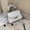 Bolso de Mujer 2024 Nuevo Moderno Moderno Rómbico Estilo Coreano Ins Combinable Nicho Bolso de Mano Hombro Cruzado Bolso Cuadrado Pequeño