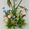 Flores grandes de arte en papel para accesorios de fotografía, decoración de escenas con flores artificiales, flores falsas para exhibición y decoración de centros comerciales