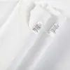Camiseta Manga Curta Algodão Puro Pesado Estilo Japonês 500g para Mulheres, Gola Redonda Versátil, Ombro Caído, Cor Sólida, Manga Meia-Manga, Camiseta Atacado
