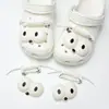 Acessórios de decoração de sapatos DIY para Crocs, fivelas decorativas fofas de pelúcia 3D de desenhos animados, leão e gato do zoológico para a superfície do sapato
