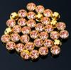 Nuevo cristal de vidrio para coser a mano, taladro de garra de color, vestido de novia de encaje de lujo, una sola garra, accesorios de joyería DIY