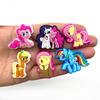 Novos Crocs My Little Pony Acessórios de Flor Acessórios para Sapatos Joias Fivela Decorativa DIY