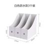 Suporte de mesa para livros de papel kraft de fábrica caixa de armazenamento estante para arquivos de dados de escritório cesto de dados caixa organizadora de arquivos