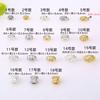 Cuentas de barril con retención de color de oro de 14k micropavimentadas con circonita con cuenta de transferencia colgante cuentas espaciadoras para pulsera collar DIY piezas espaciadoras accesorios de joyería