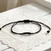 Pulsera de cuerda de mano tejida a mano de siete nudos de la suerte para pareja y mejor amigo, juego de pulseras de cuerda de mano, tamaño ajustable