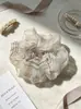 Elásticos de Cabelo de Organza de Alta Qualidade Estilo Coreano, Scrunchies de Malha Grande, Acessórios de Praia, Fornecimento Direto da Fábrica de Origem