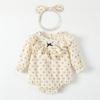 Ropa de Otoño para Bebé, Categoría A, Cuello Redondo, Ropa de Bebé de Manga Larga con Volantes, Niña de 0-1 Mes, Ropa para Bebé de Mes Completo