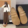Nuevos Zapatos de Mujer Estilo Birkenstock con Dedos Separados de Venta Caliente Otoño 2026, Elegantes y Versátiles, Zapatos Planos Casuales de Moda con Suela Gruesa