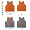 Chaleco de Entrenamiento de Fútbol de Malla Reversible de Dos Colores Ropa de Expansión Ropa con Número Ropa para Competencia de Equipo Grupo Frisbee