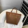 Bolsa Feminina para Deslocamento Moda Versátil Simples Tendência Ombro Único Design Nicho Bolsa Grande Comércio Exterior Transfronteiriço Grande Capacidade Bolsa Tote