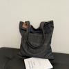 Bolsa jeans de comércio exterior feminina grande capacidade 2025 nova primavera e verão bolsa de ombro multifuncional bolsa de viagem de classe