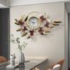 Reloj Decorativo de Pared de Hierro Forjado Colgante de Pared Silencioso Estilo Moderno Simple